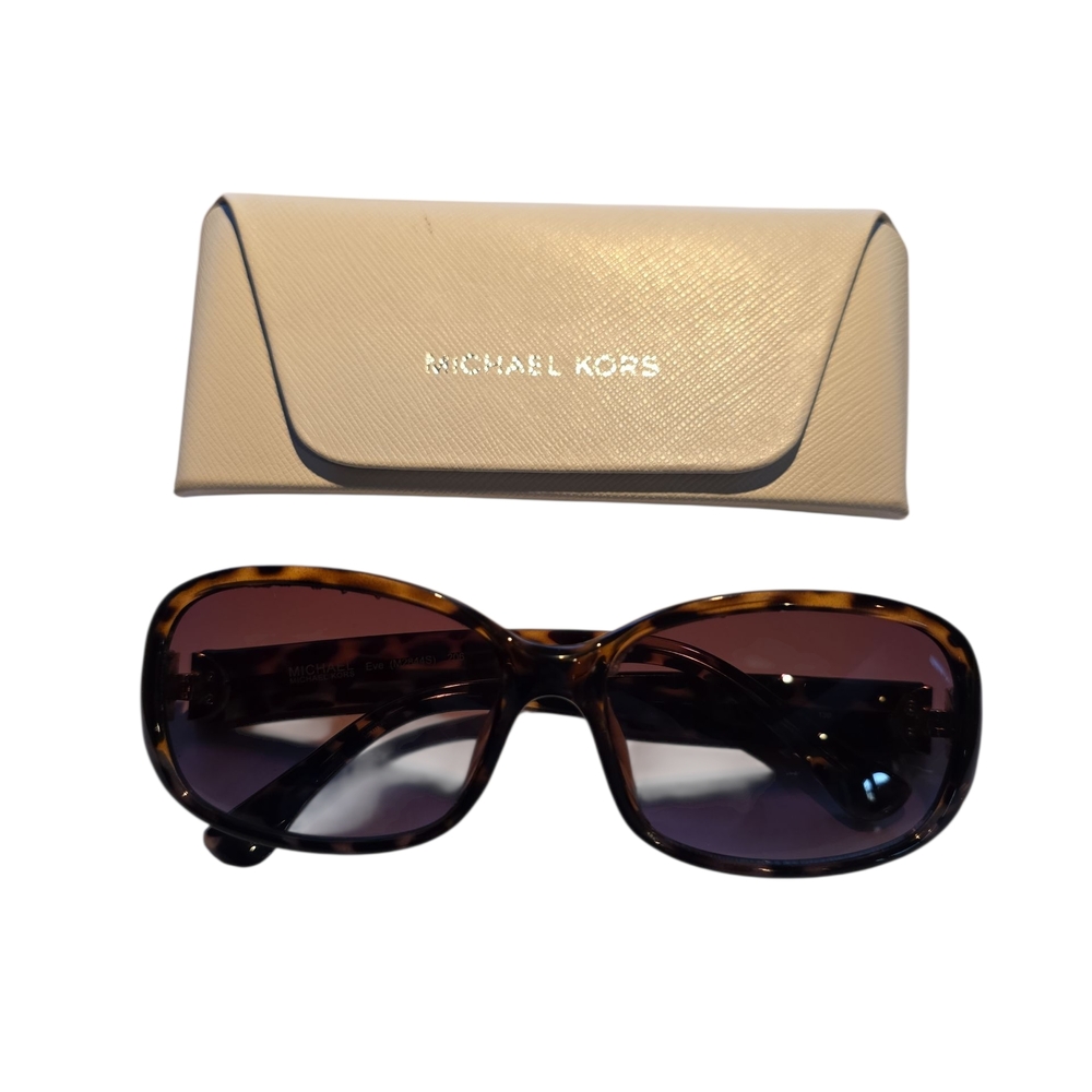 Michael Kors Eve Brown Sunglasses with Case